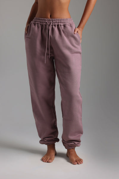 Jogginghose im Jogger-Fit - Vintage-Lila