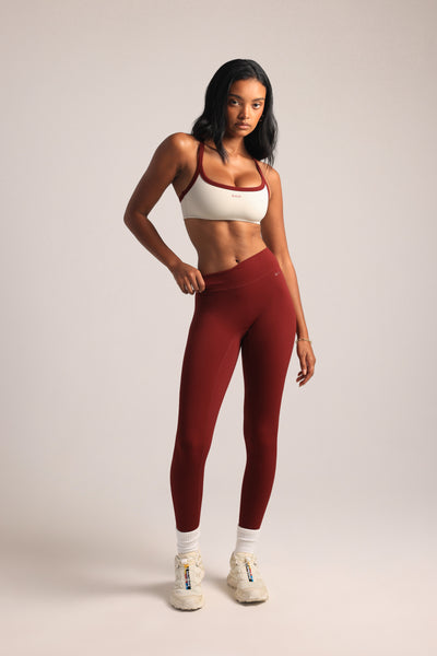 Studio Motion Bra - Silver Birch/Cabernet