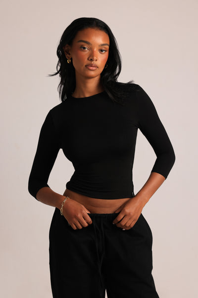 Everyday Quarter Sleeve - Black