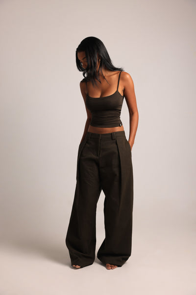 The Meridian Trousers - Tobacco