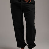 JOGGER FIT SWEATPANTS - Black