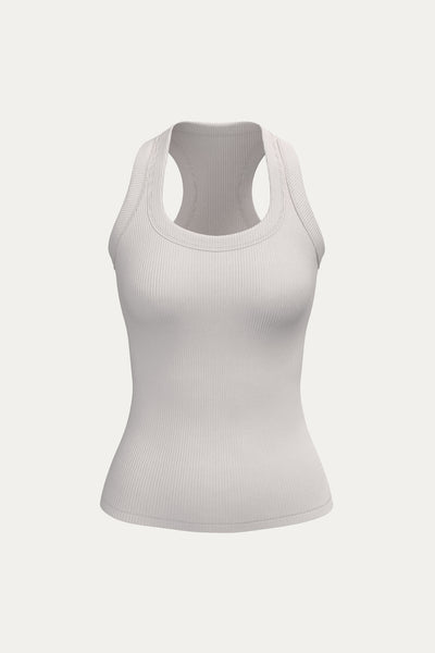 T-Shape Tank Top - Buttercream