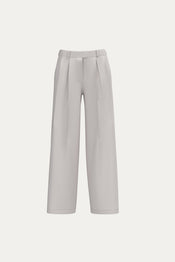 THE IVY WIDE-LEG TROUSERS - Buttercream