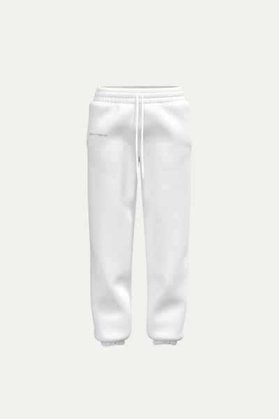 JOGGER FIT SWEATPANTS - White