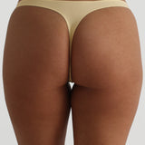 Comfort Thong Panty- Banana