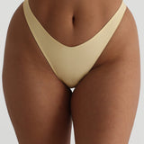 Comfort Thong Panty- Banana