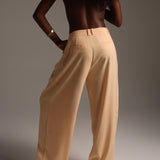 The Ivy Wide-Leg Trousers - Honeypeach
