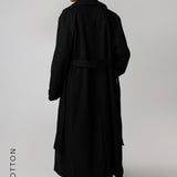 The Origin Longline Trench Coat - Black