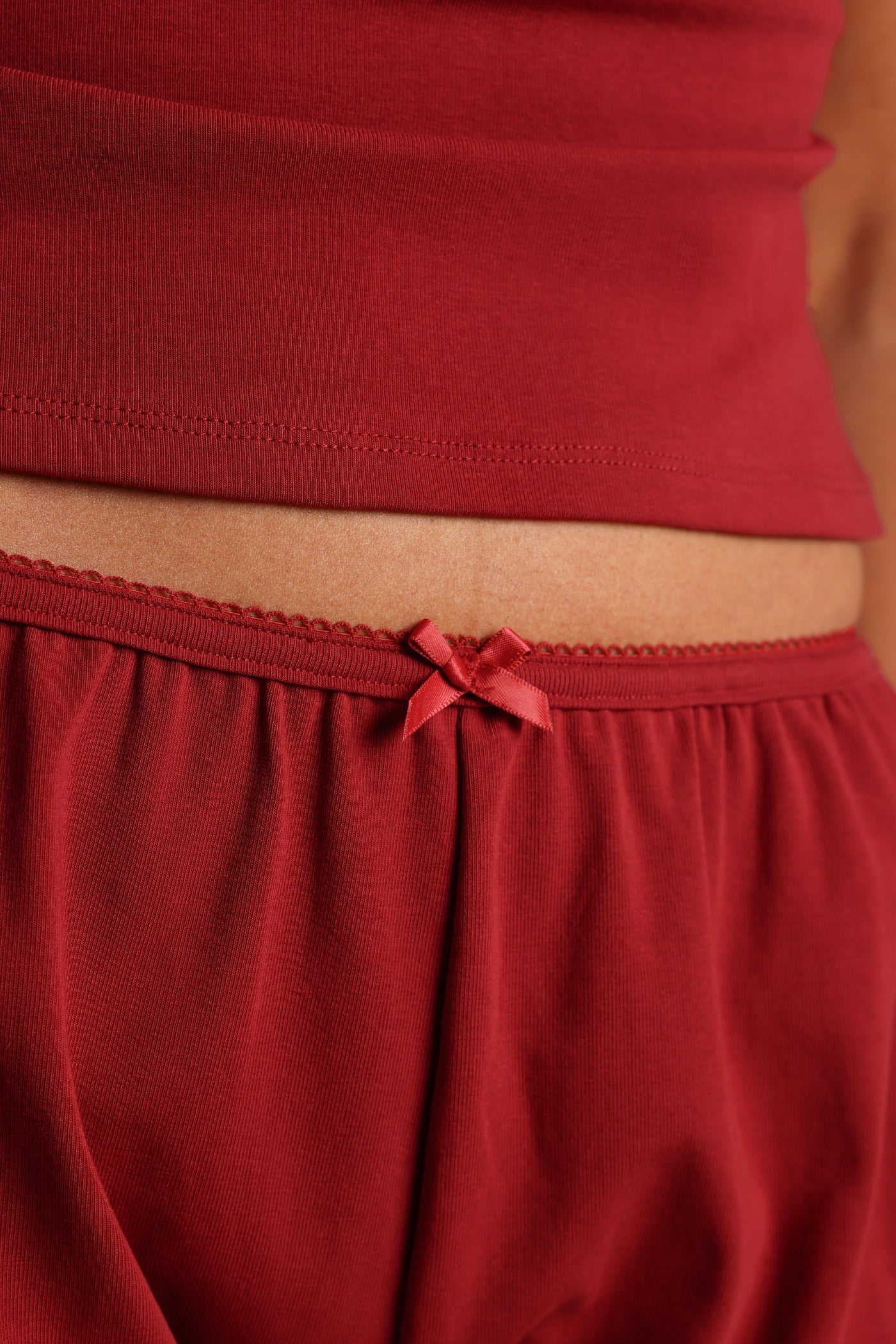 Air-Sleep Lounge Shorts - Cranberry