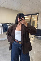 THE MERIDIAN BLAZER - Brown Sugar