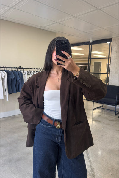 The Meridian Blazer - Brown Sugar