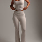 Pro-Technical Flared Leggings- Buttercream