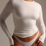 Mist Long Sleeve T-Shirt - White
