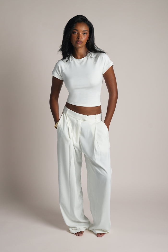 Baby Tee - White