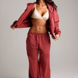 The Boyfriend Sweatpants - Berry Glaze