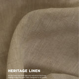 Heritage Linen Ruched Trousers - Sand