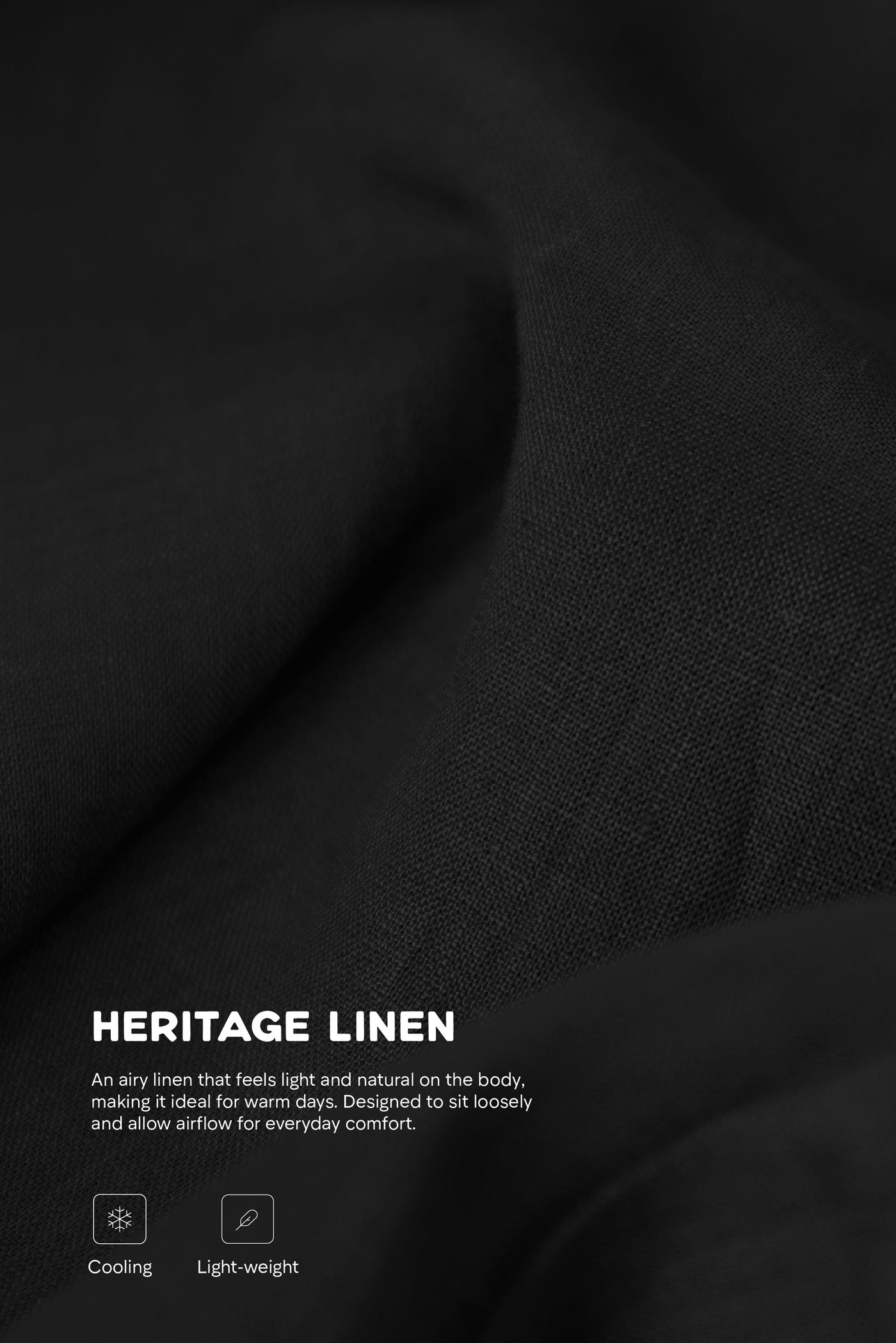 Heritage Linen Pants - Black