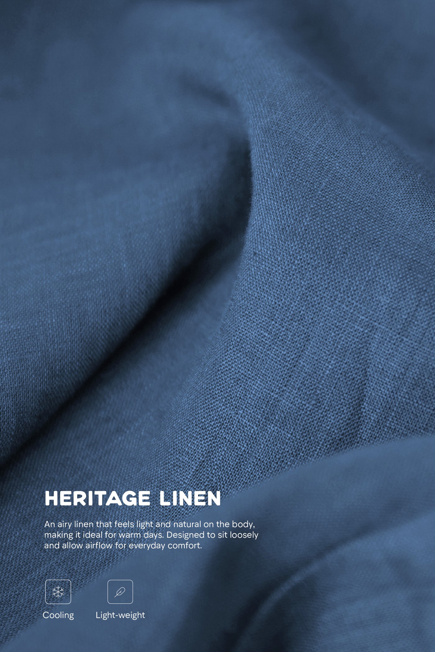Heritage Linen Pants - Azul