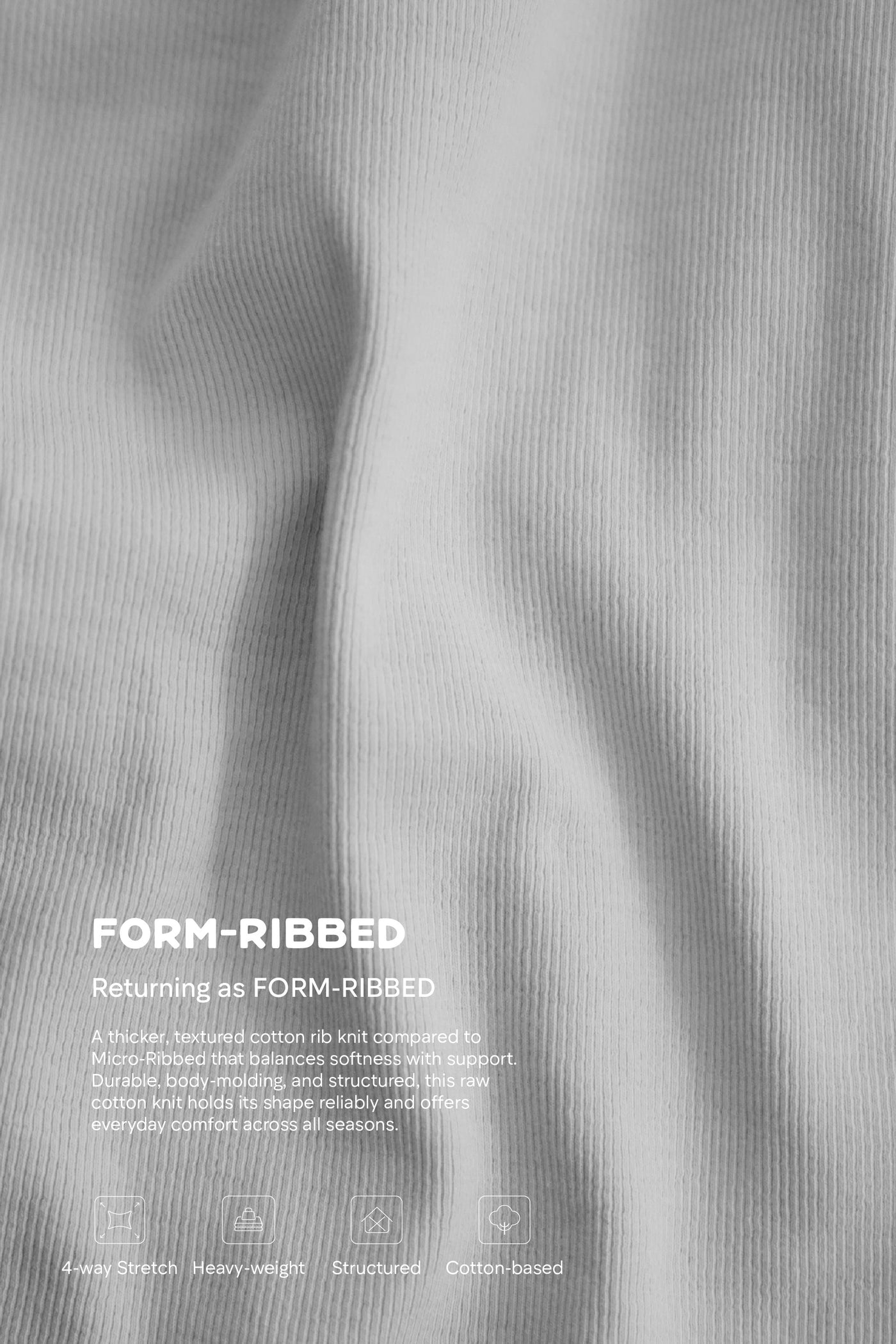 Form High-Rise Shorts – Weiß