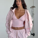 Cropped Zip-Up - Shortcake