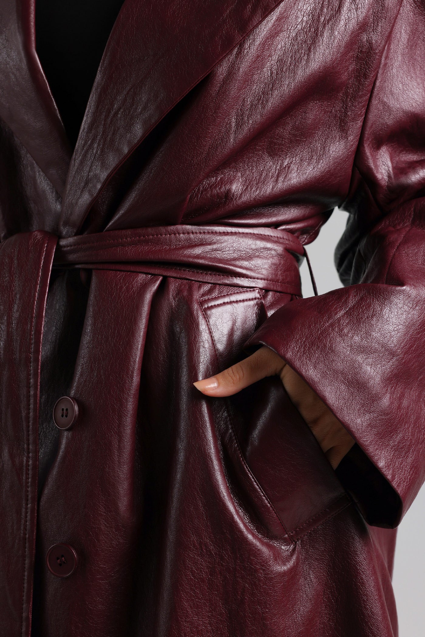 The Paragon Coat - Black Cherry