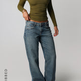 Gallerie Long Sleeve Top - Olive