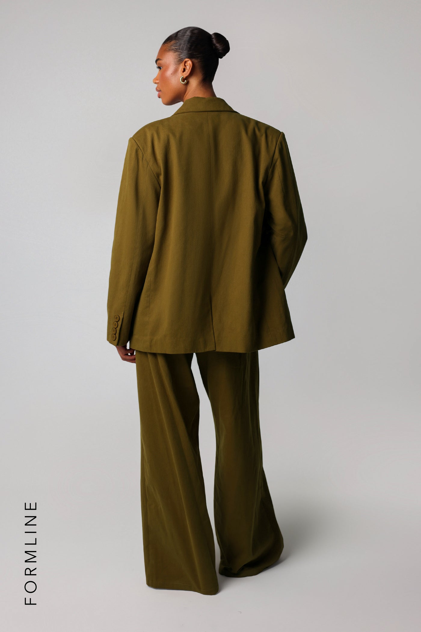 The Meridian Blazer - Olive Oil