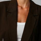 The Meridian Blazer - Brown Sugar