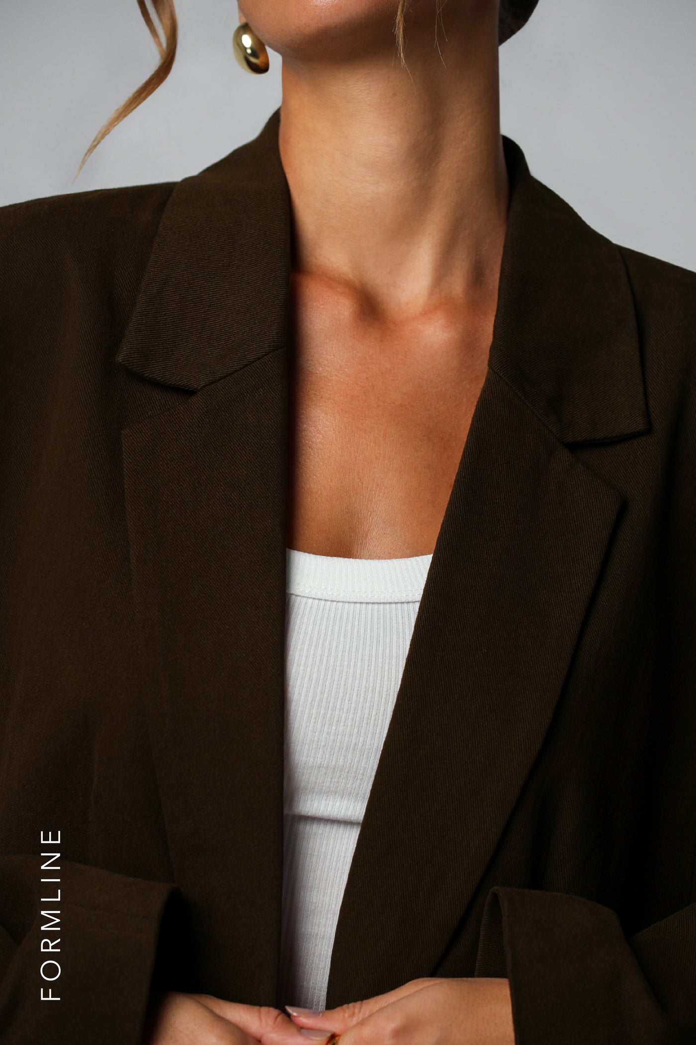 The Meridian Blazer - Brown Sugar