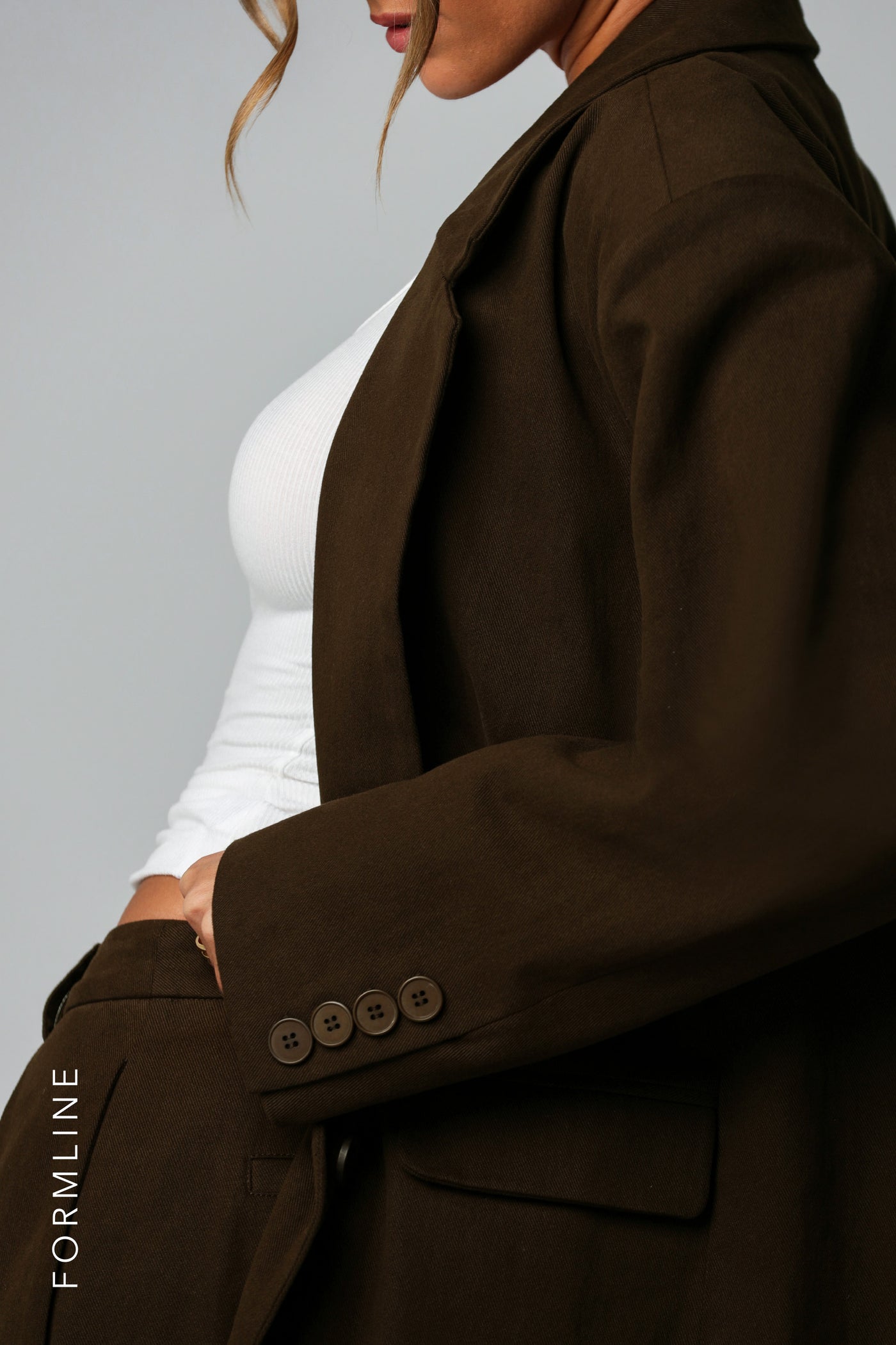 The Meridian Blazer - Brown Sugar
