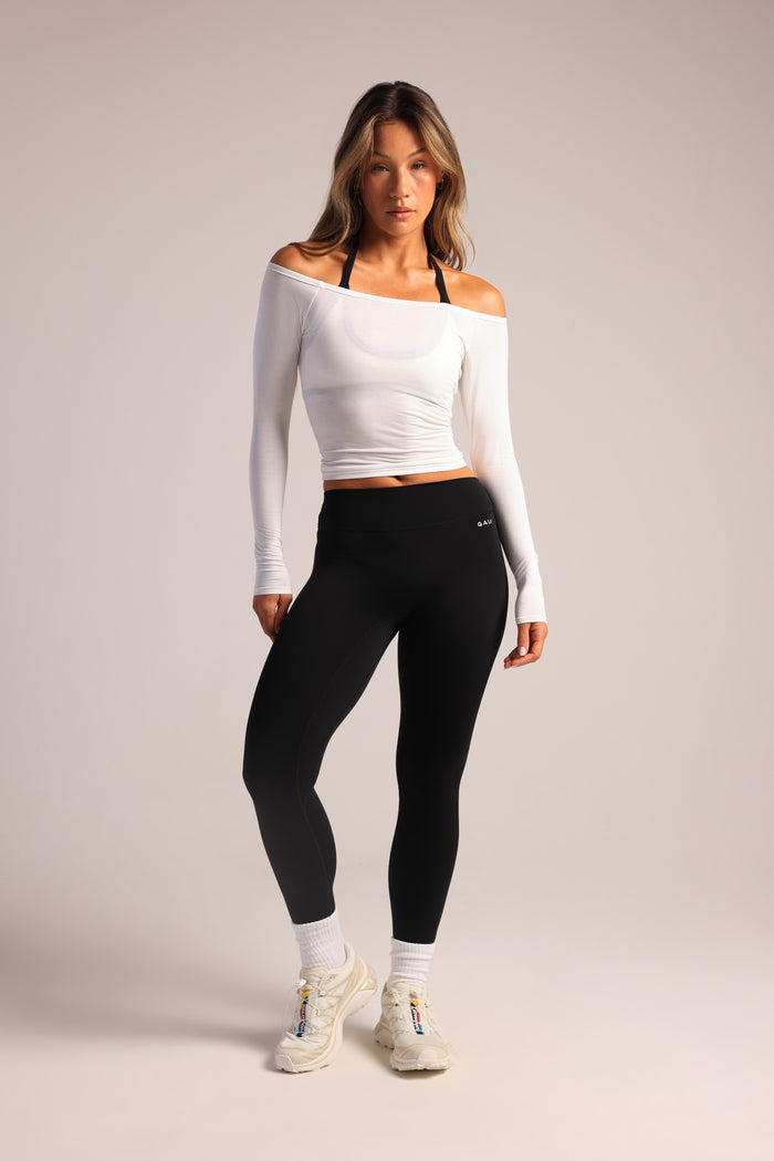 Dynamic Raglan Long Sleeve - Snow White