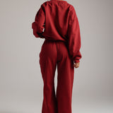 Classic Cotton Crewneck - Cranberry