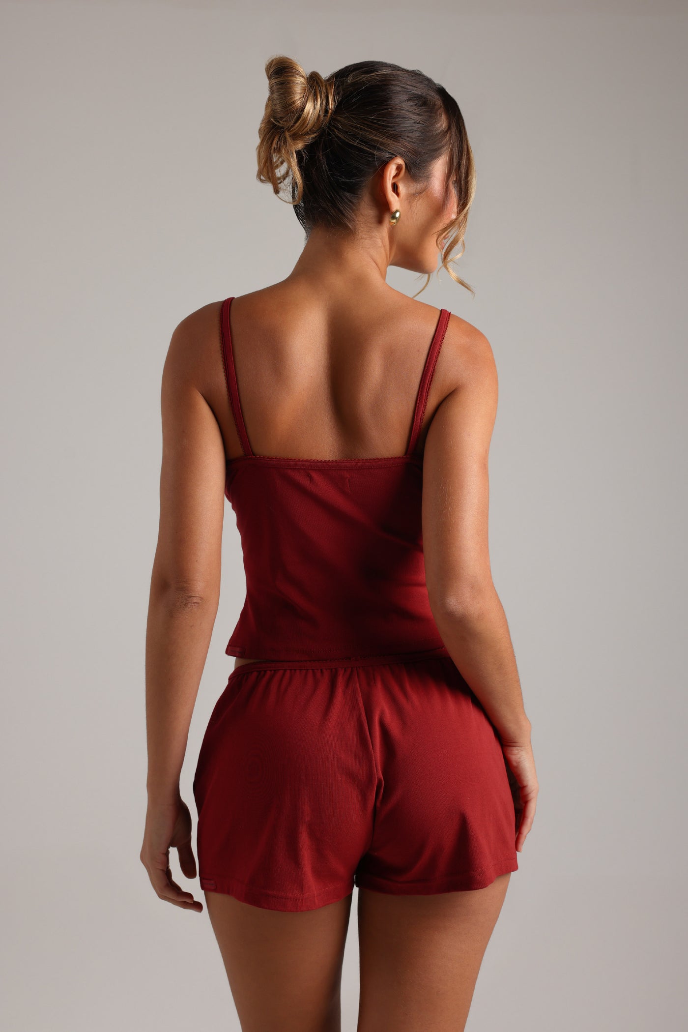 Air-Sleep Lounge Shorts - Cranberry
