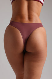 COMFORT CHEEKY PANTY - Black Cherry