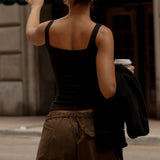 Second Skin Tank Top - Black