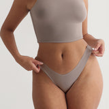 Daily Crop Top - Smokey Taupe