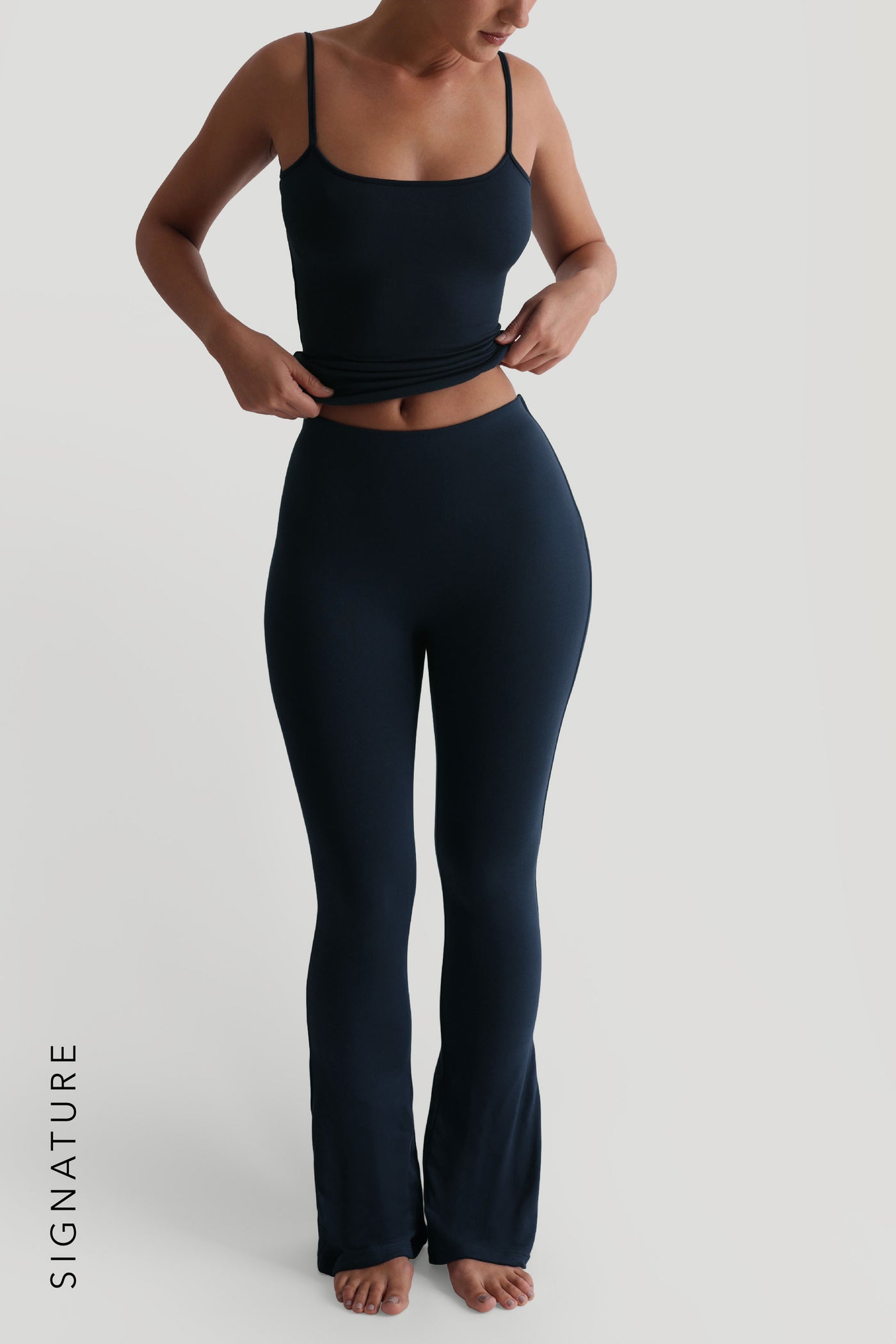 Pro-Technical Ausgestellte Leggings - Marineblau