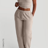 Jogger Fit Sweatpants - Buttercream