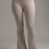 Pro-Technical Flared Leggings- Buttercream