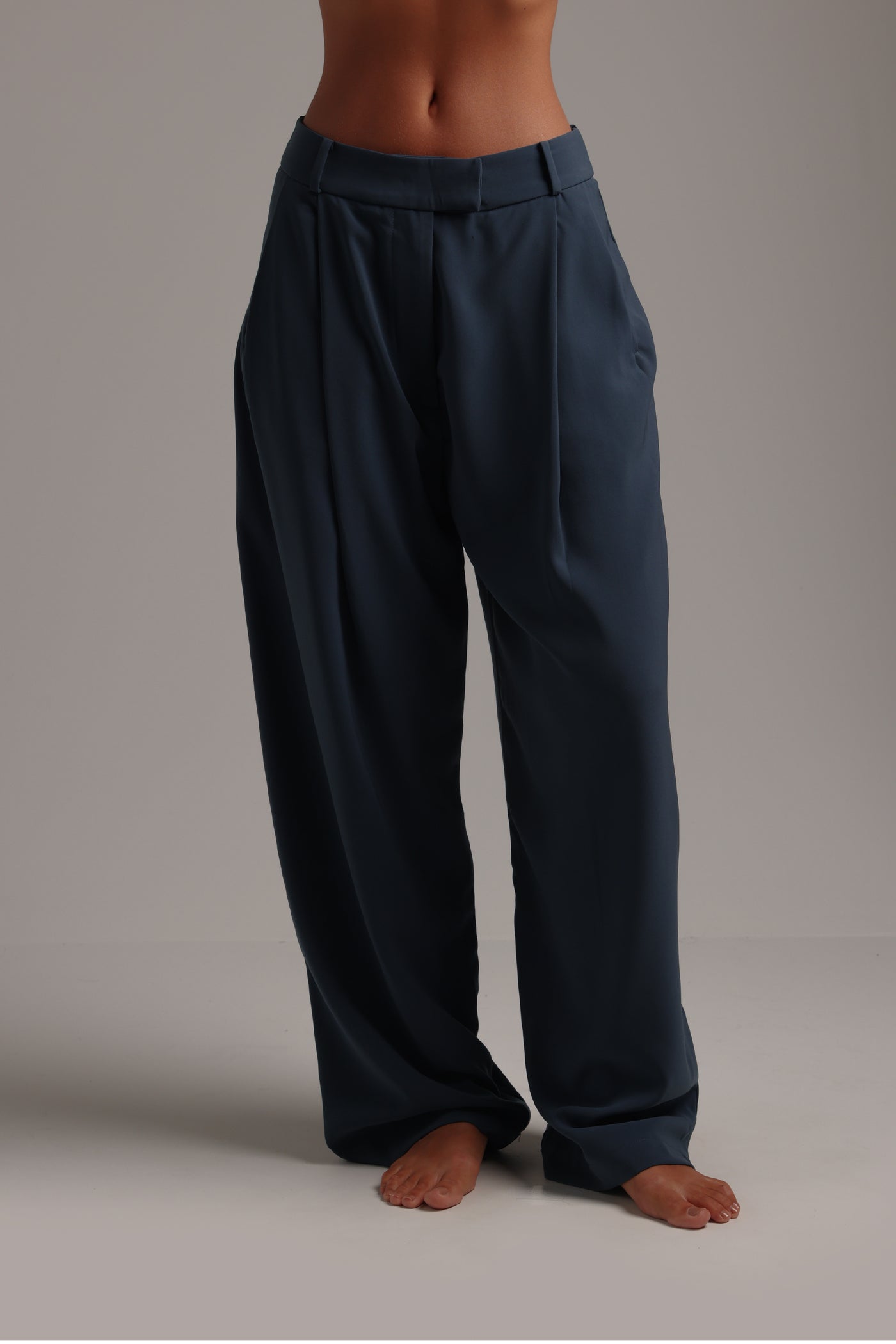 The Ivy Wide-Leg Trousers- Serene