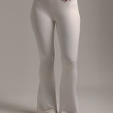 Pro-Technical Flared Leggings- White