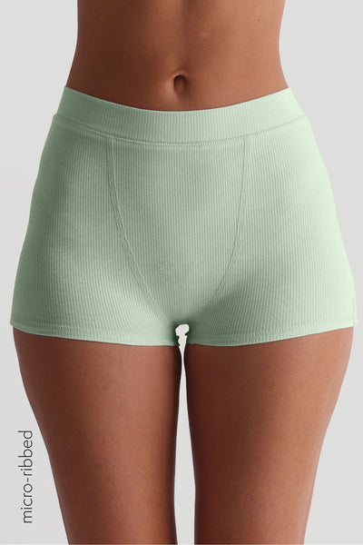 Classic Micro-Ribbed Boxer - Mint