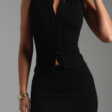 A-Line Mini Skirt - Black