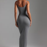 Prime Cami Maxi Dress - Stone Gray