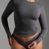Mist Long Sleeve T-Shirt - Dark Stone Gray