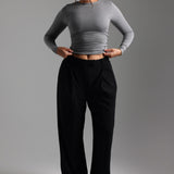 Mist Long Sleeve T-Shirt - Stone Gray