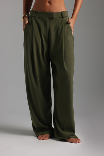 Die Ivy Hose mit weitem Bein – Cypress