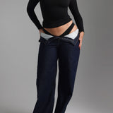 Refined Long Sleeve Turtleneck T-Shirt - Black