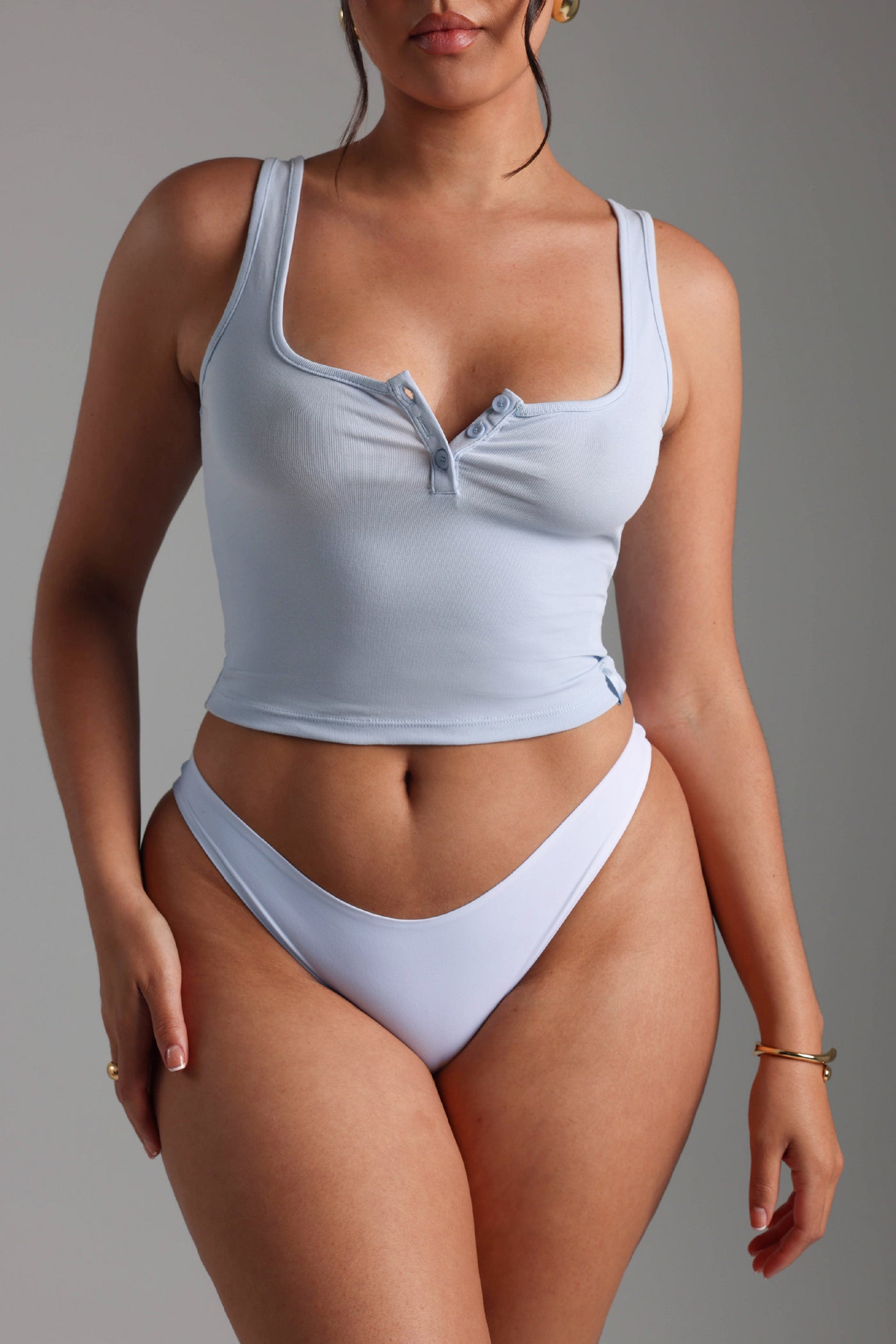 Air-Sleep Ease Tank Top - Celeste