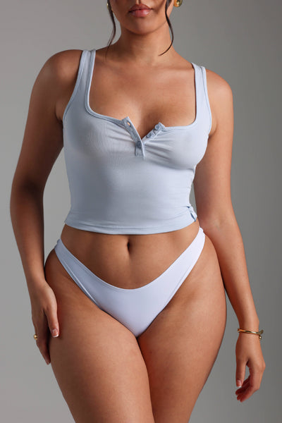 Air-Sleep Ease Tank Top - Celeste